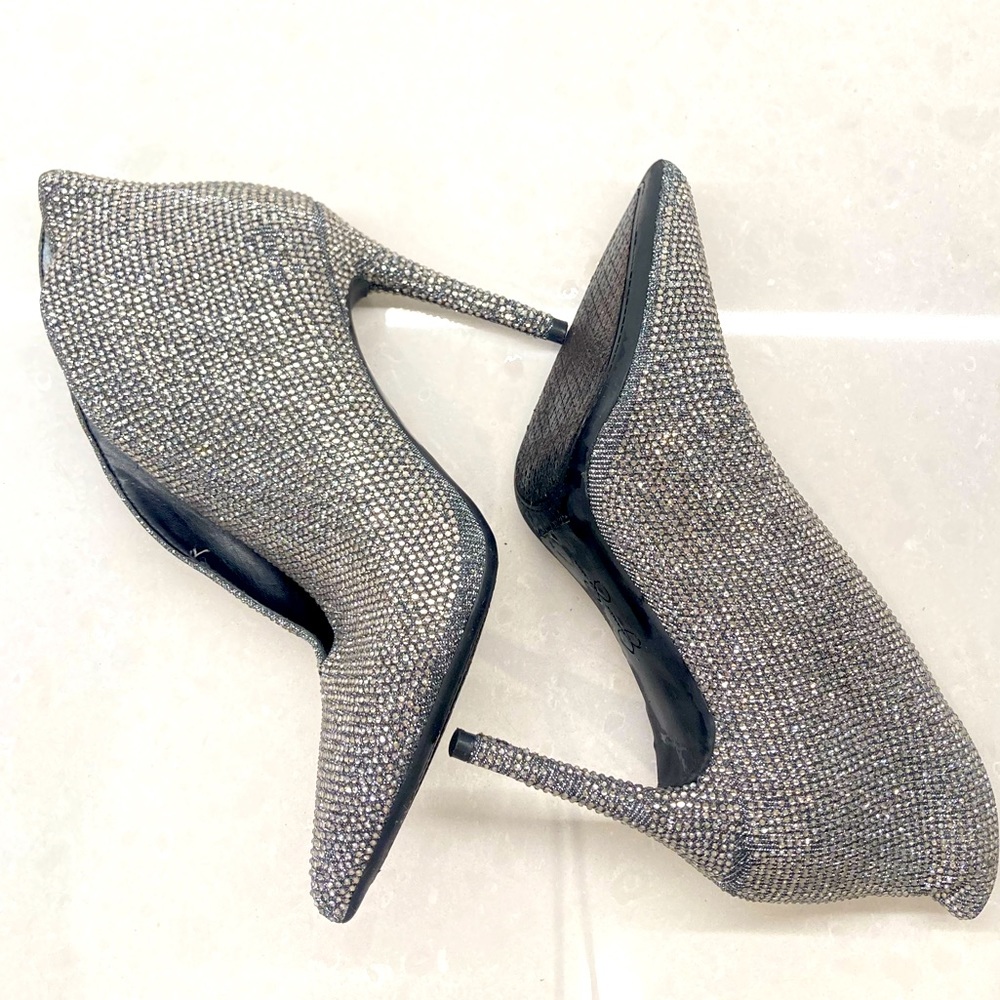 Jessica Simpson Crystal Studded Booties - Size 8
